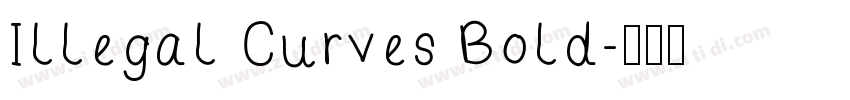 Illegal Curves Bold字体转换